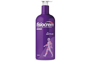 FISIOCREM | Gel Active | 600ml | Gel Efecto frío | Prepara músculos y ligamentos | Evita lesiones | Vida cotidiana o Deporte | Árnica, Caléndula, Hypericum y Melaleuca