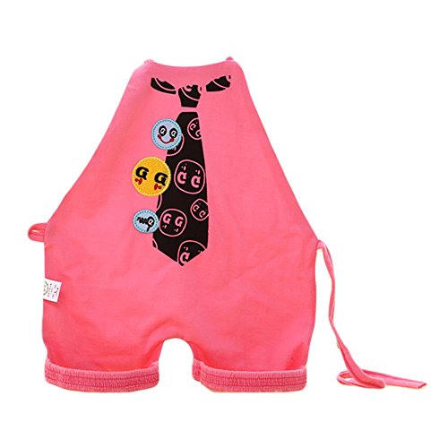 Summer Neonatal Bellyband To Protect The Belly Chest Covering Tie Pink