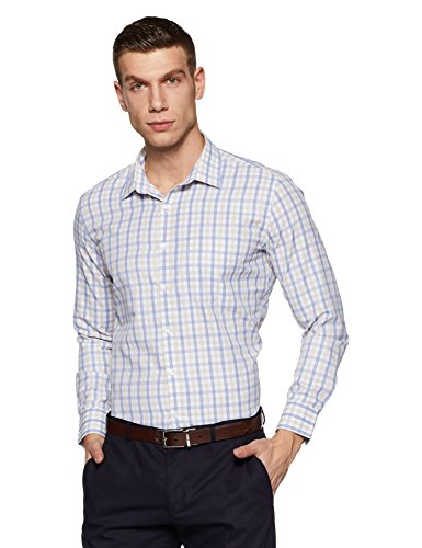 Amazon Brand - Symbol Mens Checkered Slim Fit Formal Shirt RS.299 (70.00% Off) - Amazon Amazon Brand - Symbol Mens Checkered Slim Fit Formal Shirt RS.299 (70.00% Off) - Amazon