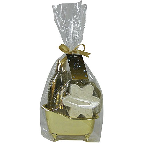 Gloss Glitzy Glam Badeset Geschenkset Vanilla 3 teiliges, 1er Pack (1 x 180 g) - 2