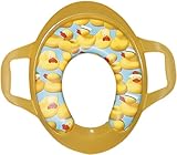 Bieco 11000258 - Toilettensitz Ente mit Haltegriffen ca. 29 x 28 cm