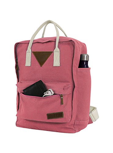 Ansvar II Rucksack aus Bio Baumwoll Canvas - Hochwertiger Damen   Herren Tagesrucksack aus 100  nachhaltigen Materialien - Wasserabweisend - Rucksack 