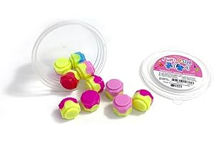 KOREAC Traditional Korean Games Gonggi Nori Konggi/Rainbow Gonggi/Jacks Game/Jack Stone 1 Case + 10 Pieces