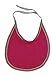 Smafolk Bib with Single Colored Bib (Baby Pink, Small)
