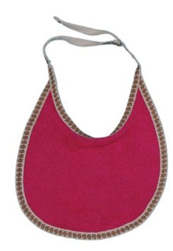 Smafolk Bib with Single Colored Bib (Baby Pink, Small)