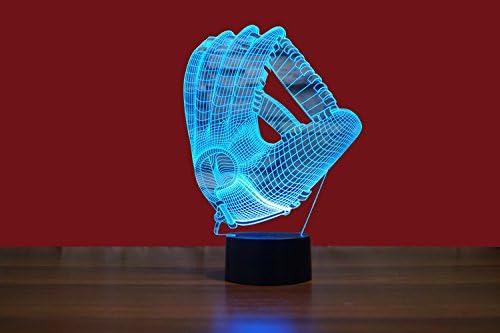 Modern Minimalist Creative Colorful Gloves, 3D Night Lights, Creative Lights, Visual Lights, Decorative Lights,Gules