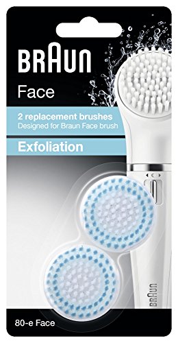 Braun SE80 Silk Epil Face Exfoliating Refills - Pack of 2