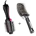 Produktbild Einstufige Fön & Volumizer & Bristle Haar Massage Kamm-Set, Salon Heiß Luft Paddel Styling-Pinsel Negativ-Ionen-Generator Haar Geradlinigeren Curler Styler Für Alle Haartypen