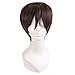 MapofBeauty 10"/25cm Brown Short Hair Short Paragraph Male Cosplay Wigs