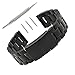 Produktbild Pinhen 22mm Uhrenarmband Edelstahl - Gear S3 Armband Metall Ersatzband für Galaxy Watch 46mm, Huawei Watch GT, LG G Watch, Moto 360 46mm, Pebble Time, Ticwatch Pro, Amazfit Pace (Stainless Black)