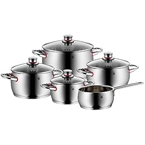 WMF Quality One Topfset 5-teilig mit Glasdeckel, Kochtopf