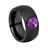 Modeschmuck mit Designanspruch made in Germany: Hochwertig und onyx farbender Edelstahlring, gefertigt in der eigenen Manufaktur in Deutschland, aus unempfindlichem und hautfreundlichem Material.