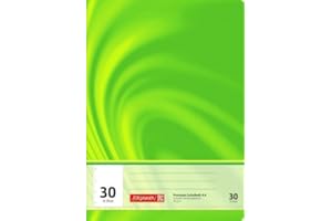 TEXTIMO Schulheft/Schreibheft Vivendi Edition (Lineatur 30 (unliniert mit Linienblatt - perforiert und gelocht) - Din A4 / 16 Blatt) PREMIUM QUALITÄT