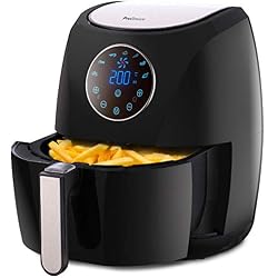 Pro BreezeTM Friteuse à Air Chaud avec Affichage Numérique 3,2 L - Minuteur et Température Réglable pour une Cuisson Saine Sans Huile et faible en matières grasses