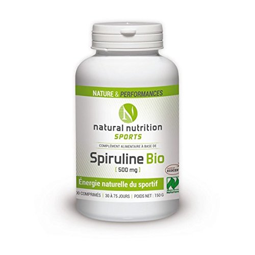 Preisvergleich Produktbild Complément alimentaire Natural Nutrition Sport Spiruline Bio