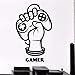 Produktbild Spielzimmer Griff Aufkleber Gamer Aufkleber Gaming Poster Gamer Vinyl Wandtattoos Dekor Wandbild Videospiel Aufkleber 50 * 79 cm