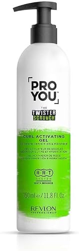 REVLON PROFESSIONAL ProYou The Twister Scrunch, Gel Activador de Rizos, Para Cabello Rizado u Ondulado, Rizos Definidos e Hid