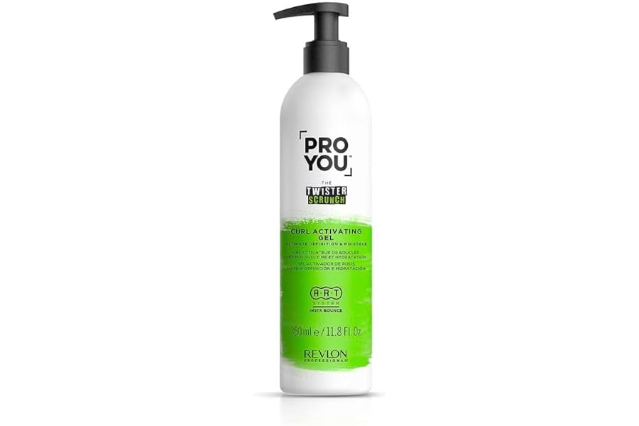 REVLON PROFESSIONAL ProYou The Twister Scrunch, Gel Activador de Rizos, Para Cabello Rizado u Ondulado, Rizos Definidos e Hid