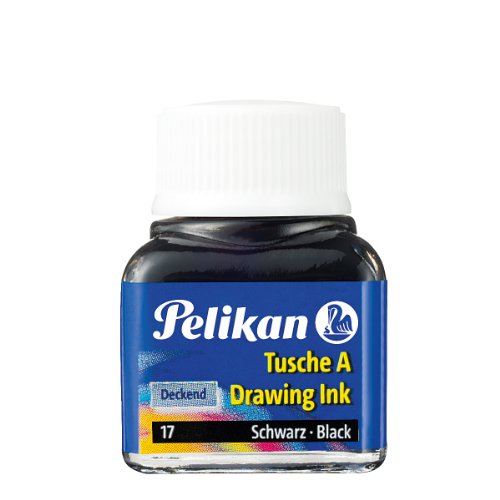 Pelikan 201665 - Tinta china, 10 ml, color negro