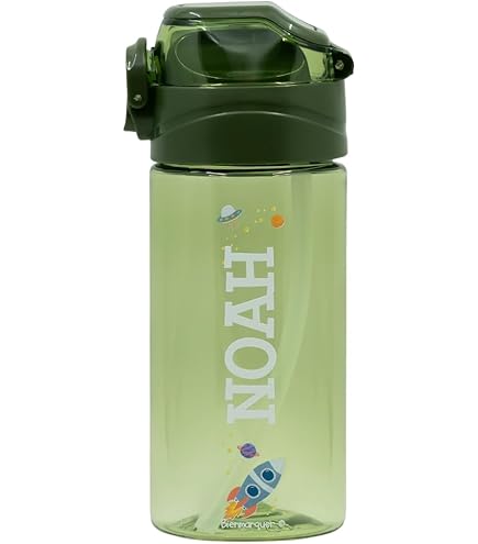Hellomini Kinder Trinkflasche 500ml - Personalisierte Edelstahl Flasche Mit Namen