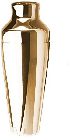 Uber bar tools M Shaker Plated Cocktail Shaker, Gold by Uber Bar Tools