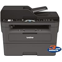 Brother MFC-L2710DW Kompaktes 4-in-1 S/W-Multifunktionsger&auml;t (30 Seiten/Min., Drucken, Scannen, Kopieren, Faxen, A4, echte 1.200x1.200 dpi, Duplexdruck, 250 Blatt Papierkassette, USB 2.0, LAN, WLAN)