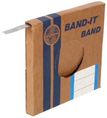 BAND-IT C40699 316 Stainless Steel Uncoated Band, 3/4