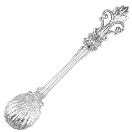 Preisvergleich Produktbild Providethebest Retro Palace Geschnitzte Coffee Drink Menage Löffel Tee Eisportionierer Silber- 11.3cm