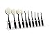 Demarkt 10pcs Toothbrush Style Eyebrow Brush Foundation Eyeliner Pro Makeup Brushes Display Shelf (Sold without Brush)