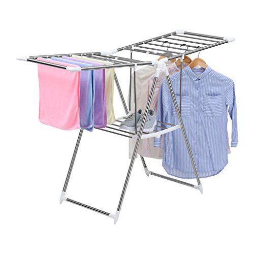 heavy duty outdoor clothes drying rack