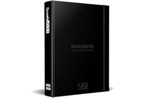 ScuolaZoo Agenda Diario per i maturandi 2024-2025 Nera - 11x15cm