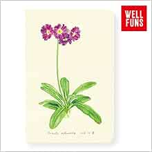 Wellfuns 文坊植物手绘高山野花系列精装锁线手账本记事本美花报春笔记本速写 Amazon Co Uk 文坊wellfuns Books