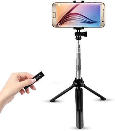 Cyber Cart Bluetooth Selfie Stick with Remote Shutter and Tripod Stand, 270 Degree