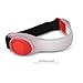Produktbild Etbotu LED Fahrwerke Silikonarmband Armbänder Armbandgürtel Glow in Dark Red