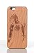Produktbild iPhone 6/6S - Hülle aus echtem Holz mit Anime-Motiv (hölzern)