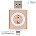 Produktbild iDiskk 6939277012819 USB 3.0 Speicher Stick für Apple iPhone/iPad/iPod, 128 GB Gold