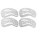 Eyebrow Powder Kit Brown-DiChi 3 Color Eyebrow Palette Makeup Shading Kit with Angled Brush & Mirror and 4 Pcs Eyebrow Stencils