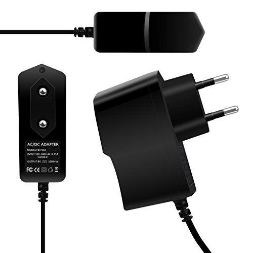 UE adaptador de convertidor 100V-240V CD 9V 1A Fuente de alimentaci  n UE enchufe 7mm   4mm 1000mA cargador de pared para Arduino UNO Mega