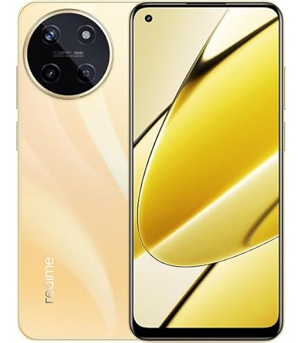 Realme C75 8GB+256GB スマートフォン イエロー Realme C75 Global Ver. Android Cell Phone (Gold/8GB+256GB/Dual SIM