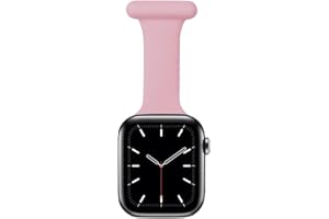 TRIXES Smartwatch-Schlüsselanhänger – Silikon Krankenschwestern Taschenuhr – kompatibel mit Apple Watch Geräten – Dornschließe, 42-45mm, Silikon, Kein Edelstein
