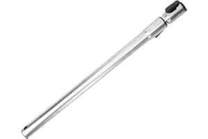 McFilter - Tubo telescopico adatto per tutti gli aspirapolvere Miele, ad esempio, S2, S4, S5, S6, S8, C1, C2, C3, in acciaio inox, con funzione clic