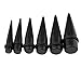 JOVIVI® 10-20mm Acrylic Spike Rivet Taper Ear Expander Stretchers Plug Kit 6pcs