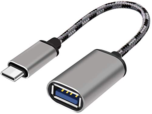 LUCKLYSTAR Adaptador USB Tipo C OTG, Adaptador Cable Conector USB Type C,Cable Conector Adaptador USB C Hembra a USB Velocidad de Transmisión Alta para MacBook y Otros Dispositivos USB C