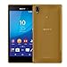 Produktbild Sony Xperia M4 Aqua Soft Silikon Case, Conie Mobile Klare Hülle, Crystal Clear Premium TPU Rückschale in Gold