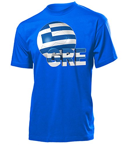 FUSSBALL – FANARTIKEL – Griechenland FANSHIRT 5135(H-B) Gr. XXL