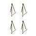 Produktbild 4 teiliges Kunst Staffelei Set aus Holz jeweils 30cm - Tischoberfläche Stativ Staffelei Set zur Schaustellung von Kunstleinwänden - faltbar für einfache Lagerung - Malen, Wasserfarben&Acrylmalerei