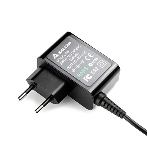 Salcar 9V 1A Ladegerät Netzteil für Arduino Uno R3 Platine, CD-Player, CCTV Kamera, DVD Player, Router, ADSL-Modem, Drucker, Überwachungskamera, tragbares Radio und weitere.(schwarz) - 5