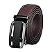 Produktbild Tiners Herrengürtel Fashion Trend Ledergürtel Automatische Schnalle, Langlebig Und Elegant Für Anzughosen,Brown,115cm