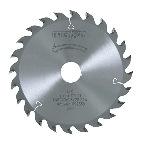 Mafell Sägeblatt-HM, 120 x 1,2/1,8 x 20 mm, Z 24, WZ