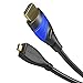 Price comparison product image KabelDirekt 2m Micro HDMI to HDMI Cable compatible with (HDMI 2.0a/b, 2.0, 1.4a, 4K HDMI Cable, HDMI to HDMI, 4K@60HZ,1080p FullHD, UHD, Ultra HD, 3D, High Speed with Ethernet, ARC, PS4, XBOX, HDTV) FLEX Series